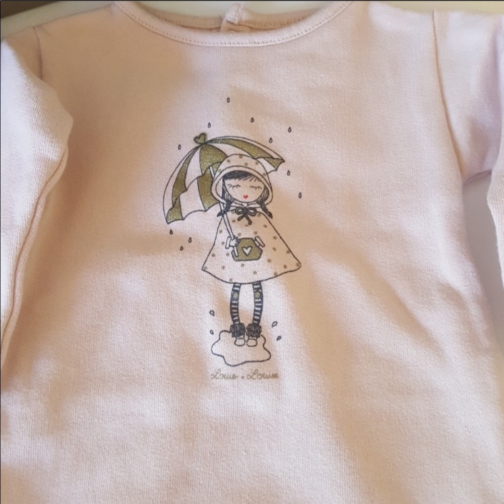 Louis Louise baby footie. Size 3 months. - Picture 2 of 4